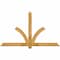 Ekena Millwork Redmond Rough Sawn Timber Gable Bracket, Western Red Cedar, 72"W x 42"H x 4"D x 4"F, 14/12 Pitch GBW072X42X0404RED00RWR - alternate 1